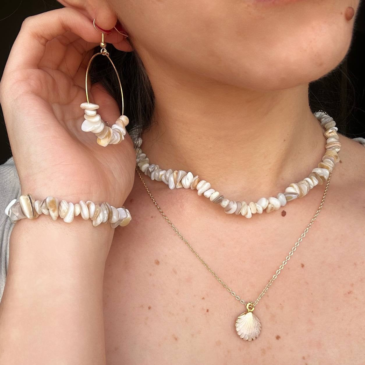 Crystal Stones Beige Full Set