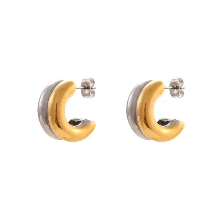 Double Hoops Earrings