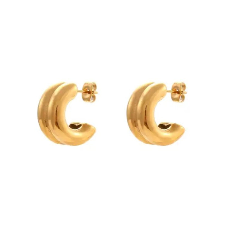 Double Hoops Earrings