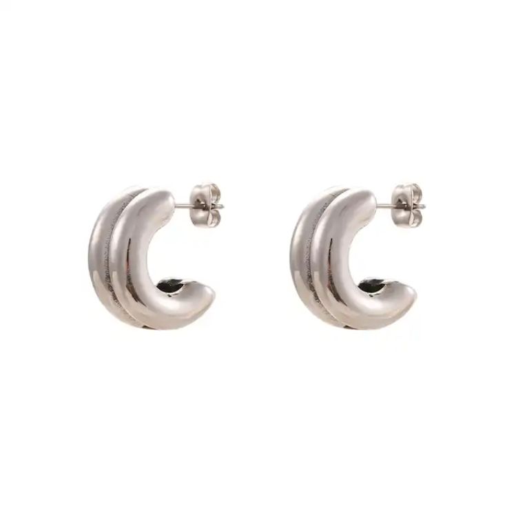 Double Hoops Earrings