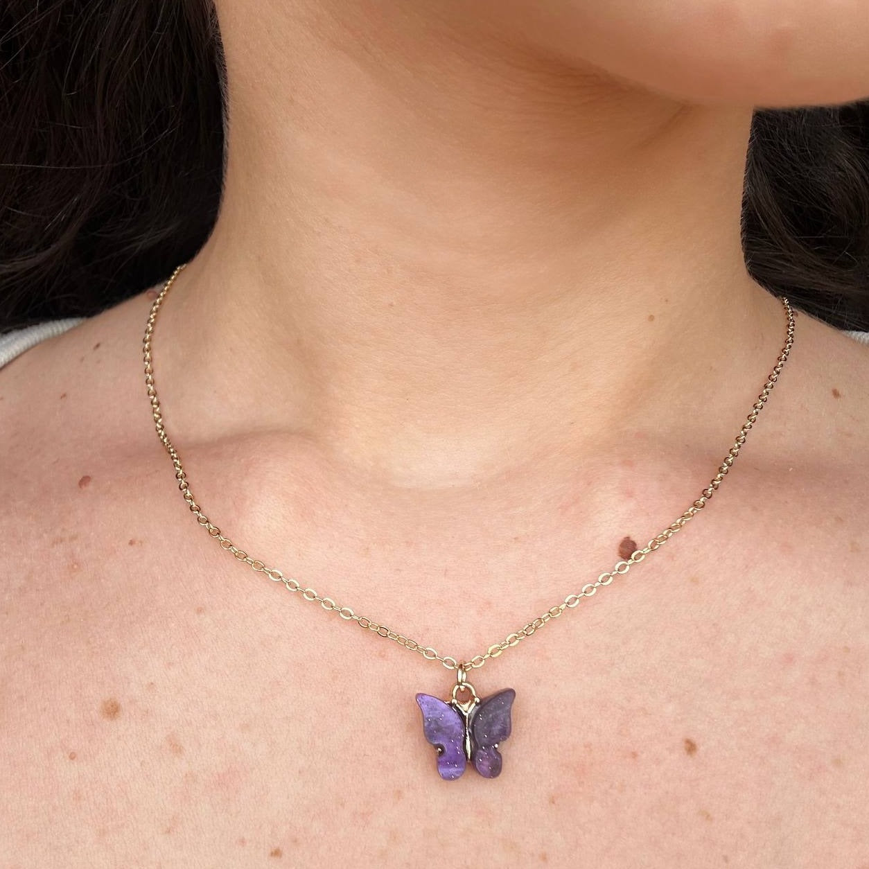 Handmade Crystal Stones Purple Full Set