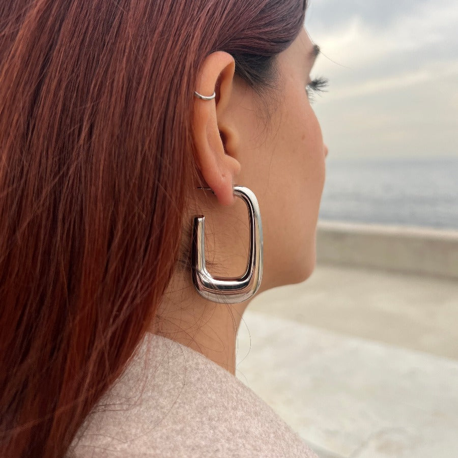Large Recto Earrings