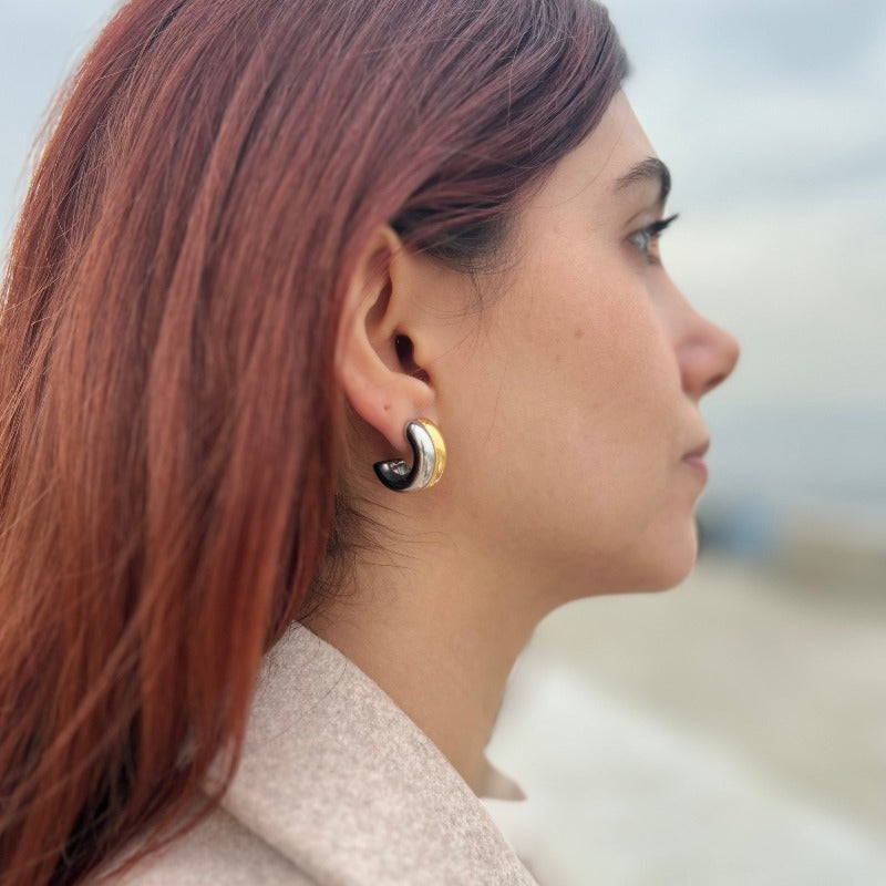 Double Hoops Earrings