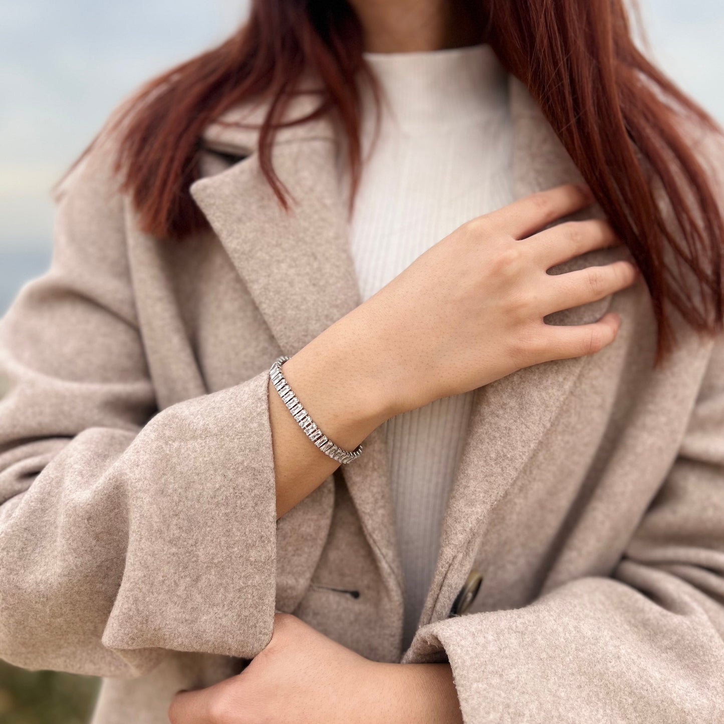 Tennis Silver Bracelet