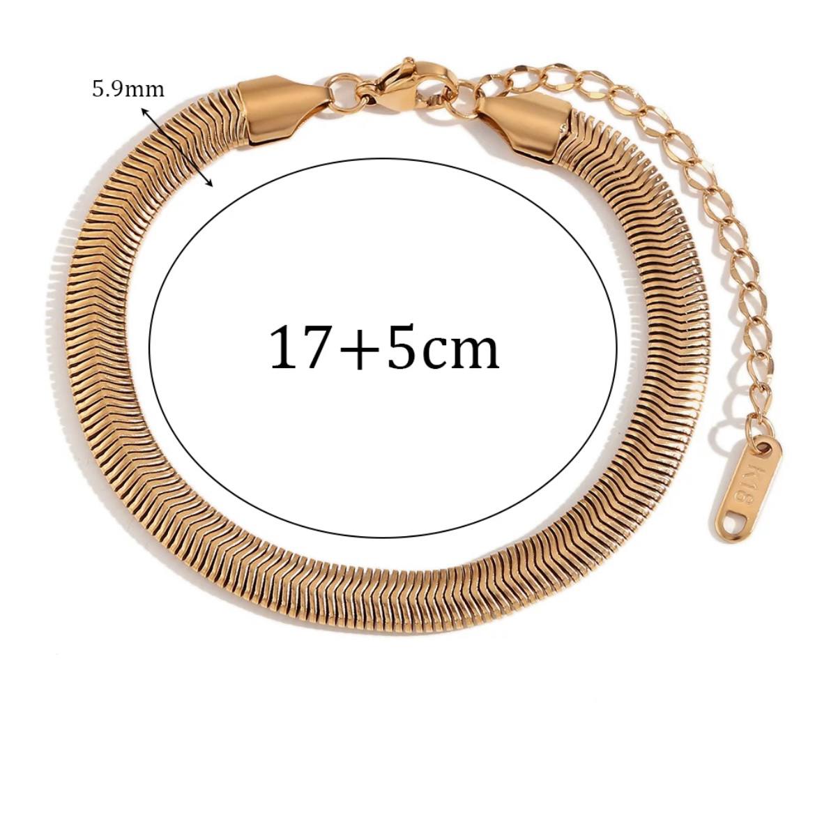 Snail Chain Bracelet